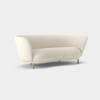 Dandy 2 Seater sofa bute storr – eggshell natural oak