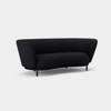 Dandy 2 Seater sofa bute storr – coalblack stained oak