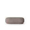 Rico Ottoman - Brushed-Warm Grey