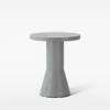 Draft Table Round ø40 side table grey stained ash