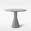 Draft Table Round ø88 dining table grey stained ash