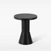Draft Table Round ø40 side table black stained ash