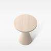 Draft Table Round ø40 side table natural beech
