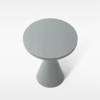 Draft Table Round ø50 coffee table grey stained ash