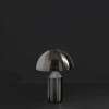 Atollo Metal Table Lamp -Small - Black Nickel