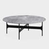 Floema Coffee table with Grey marble top