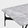 Floema Square Coffee Table - Grey Emperador marble