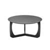 Lili lounge table large - black lacquered oak