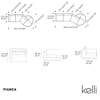 PIANCA Nice Sofa - Diagrams