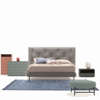 Bars Upholstered Bed 