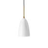 Grashoppa Pendant Alabaster White Glossy