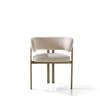 Bay metal dining armchair
