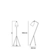 Diagram - Grashoppa Floor Lamp
