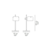 Diagram - Coupe Mini Table Lamp