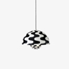 Flowerpot Pendant VP2 - Black White Pattern
