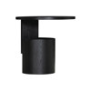 Wedge Side Table - Low - Black