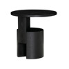 Wedge Side Table - Low - Black