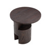 Wedge Side Table - Low - Brown