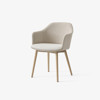 Rely Dining Armchair Fully Upholstered HW78 Oak