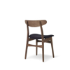 CH30P Dining Chair - Seat Upholstered - walnut-oil-fiord 981
