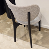 Richmond Dining Chair - Coco Friar grey, Dark Stained Walnut