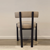 Dalya Dining Chair - Atlas In-Out 7K (Cat1) - Black Ash Base