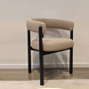 Dalya Dining Armchair - Atlas In-Out 7K (Cat1) - Black Ash Base