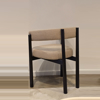 Dalya Dining Armchair - Atlas In-Out 7K (Cat1) - Black Ash Base