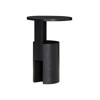 Wedge Side Table  - High - Black