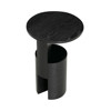 Wedge Side Table  - High - Black