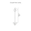 Diagram - Coupe Floor Lamp Black