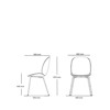 Diagram - Beetle Dining Chair - Un-Upholstered Conic Case
