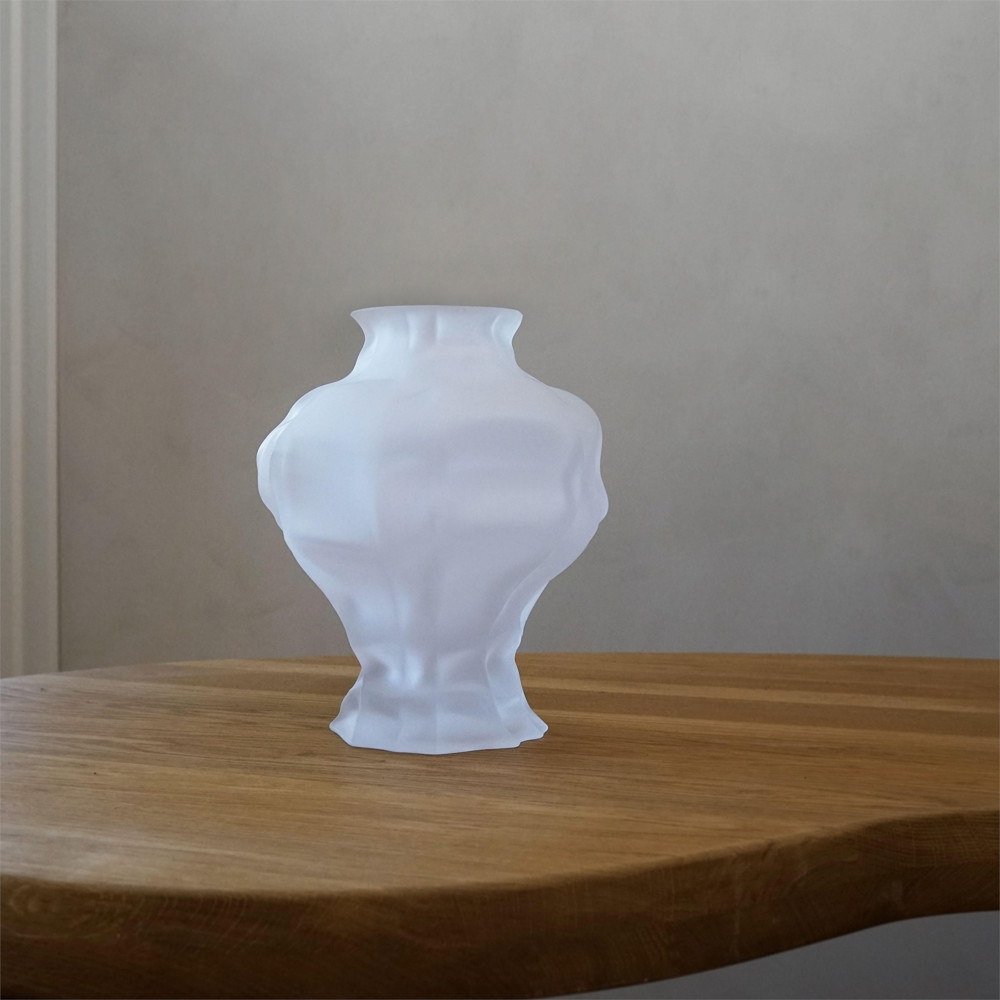 Ammonit Vase Frosted Large
